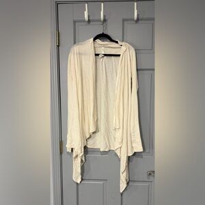 Lululemon Athletica Ivory Drape Cardigan